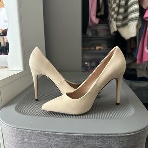 Elegant Cream Stiletto Heels